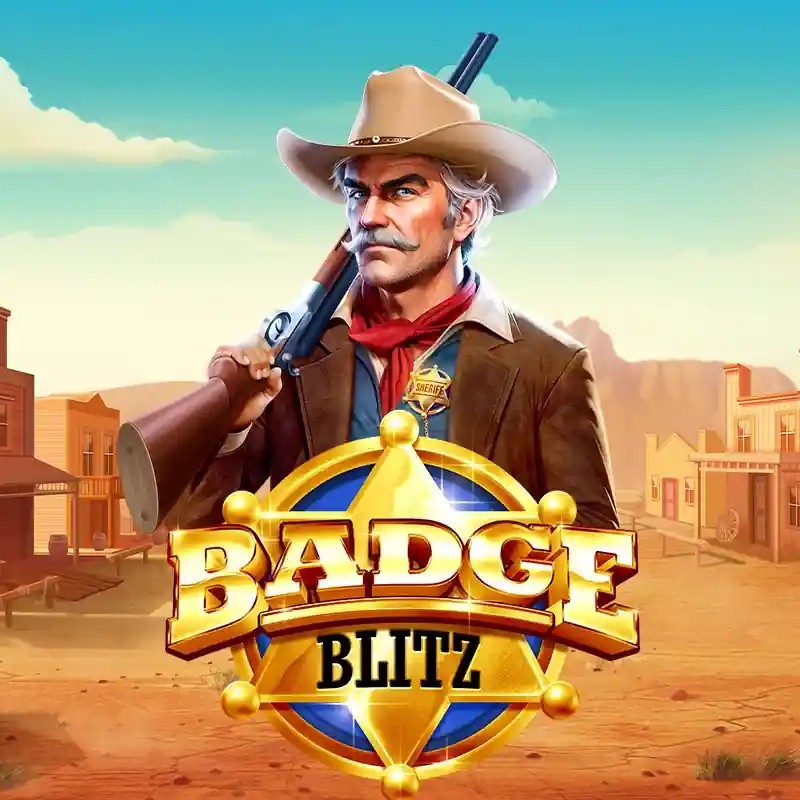 Badge Blitz logo by Pragmatic Play at Felicebet Casino