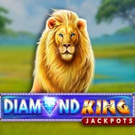 Diamond King Jackpots by SpinPlay Games, showcased at felice-bet.eu – game logo