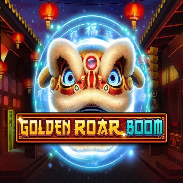 Golden Roar BOOM slot logo by Greentube at Felicebet Casino