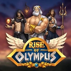 Slots logo of Rise of Olympus from Play'n GO at Felicebet Casino