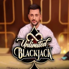 Unlimited Blackjack slot logo by Ezugi at Felicebet Casino